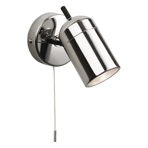 Firstlight Atlantic Wall Spotlight with On/Off Pull Cord Modern Style in Chrome – image 1