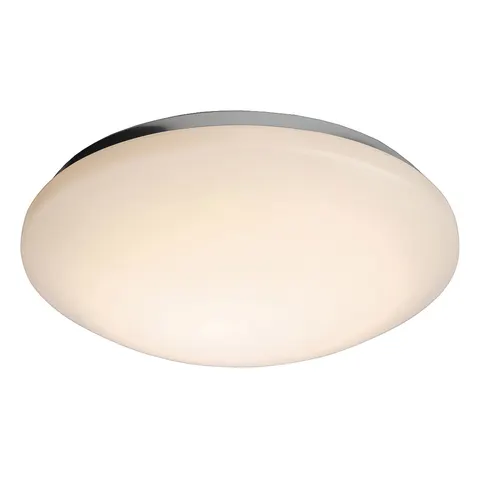 Firstlight LED Siena 34.5cm Flush Ceiling Light Warm White 3000K Opal in White – image 1