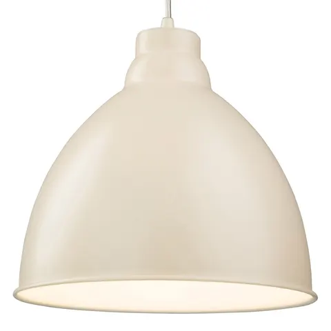 Firstlight Union 26cm Pendant Light Modern Style in Cream – image 1