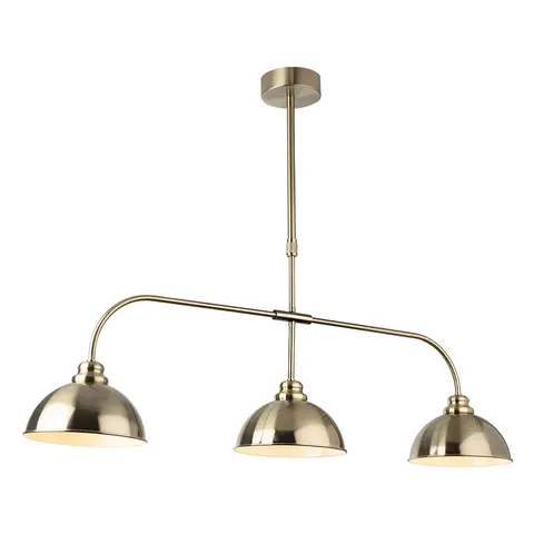 Firstlight Eagle 3-Light Pendant Bar Light Classic Style in Antique Brass – image 1