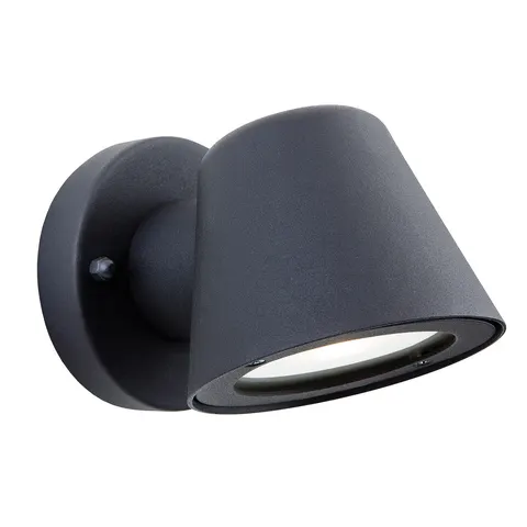 Elan LED 1 Light Outdoor Wall Light Black IP44 – image 1