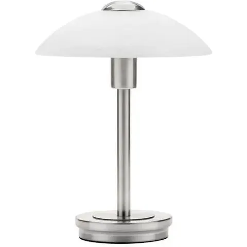 BHS Archie Touch Sensitive Table Lamp, Nickel – image 1