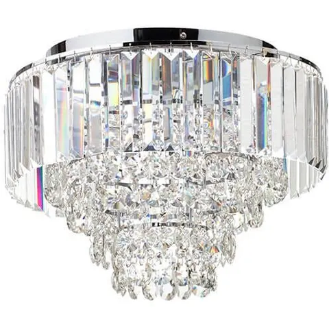 BHS Paladina Flush Chrome Ceiling Light – image 1