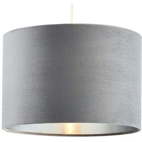 BHS Velvet Easy Fit Light Shade, Grey – image 1