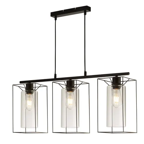 Black Frame 3LT BAR With Clear Inner Glass – image 1