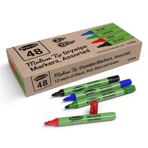 Show-me CP48A marker 48 pc(s) Bullet tip Assorted colours – image 1