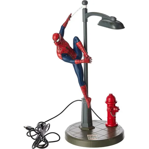 Marvel Spiderman Tischleuchte – blau – Bild 1