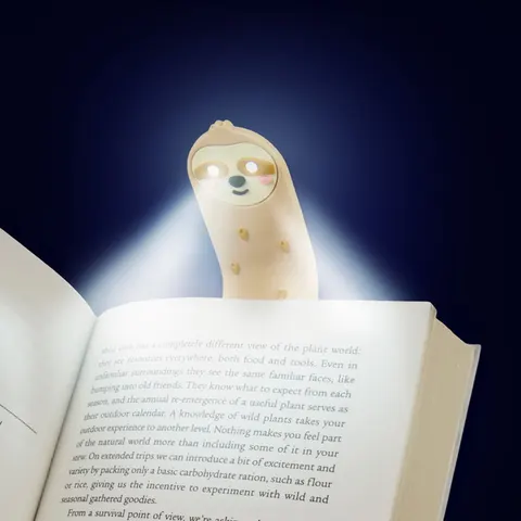 Sloth Reading Light & Bookmark – image 1
