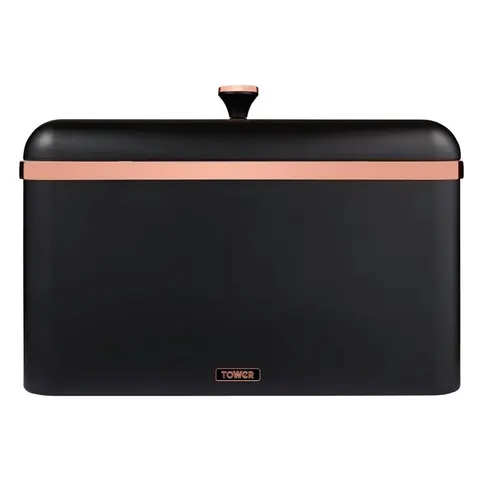 Tower Cavaletto Bread Bin Black – image 1