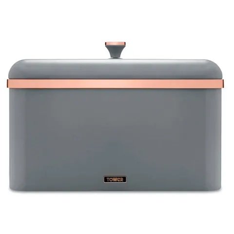 Tower Cavaletto Bread Bin Grey – image 1