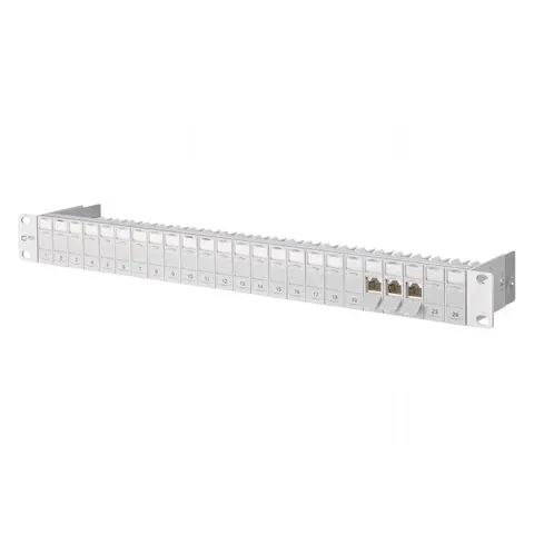 BTR NETCOM Panneau de brassage E-DAT 24x8 Cat.6A 130920-E ; Metz Connect (130920-E) – image 1