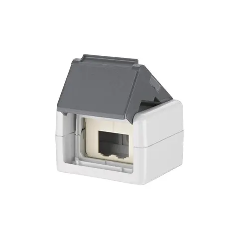 Metz BTR NETCOM 1309430003-E Anschlussdose E-DAT modul IP44 aus Kunststoff) – Bild 1
