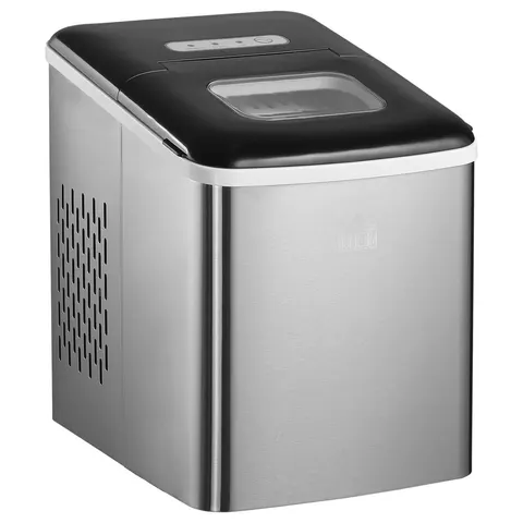 HOMCOM Ice Maker Machine Portable Counter Top Ice Cube Maker for Home Black – image 1