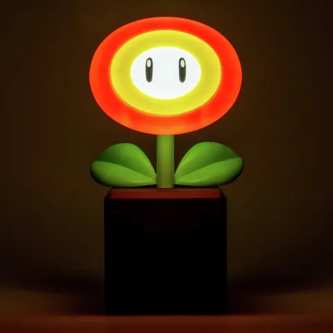 Super Mario Feuer Blume Lampe – Bild 1
