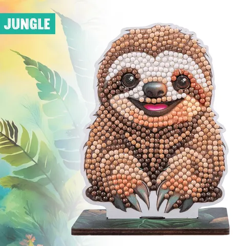 Sloth Crystal Art Wildlife Buddies – image 1