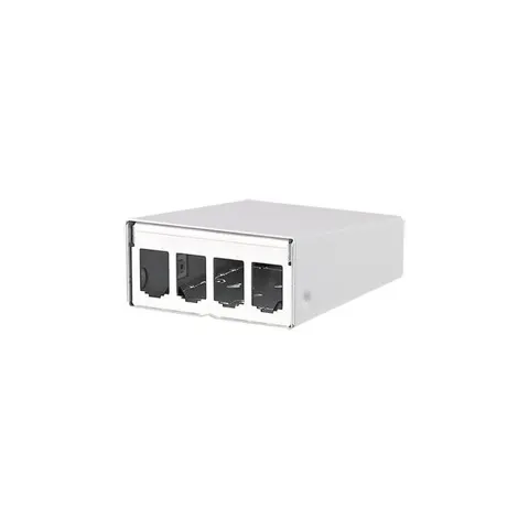 BTR NETCOM AP-Gehäuse leer E-DATmodul 4er rws 130861-0402-E ; Metz Connect) – Bild 1