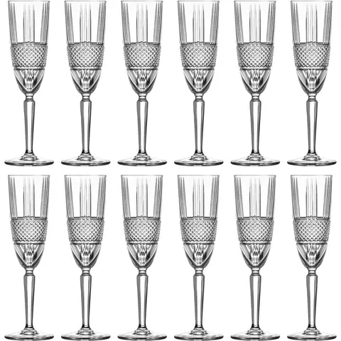 RCR 190 ml Flute Clear 12 – image 1