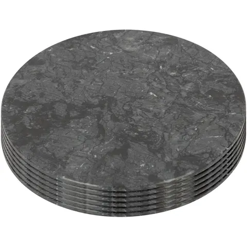 Argon Tableware Marble Stone Placemant Black – image 1