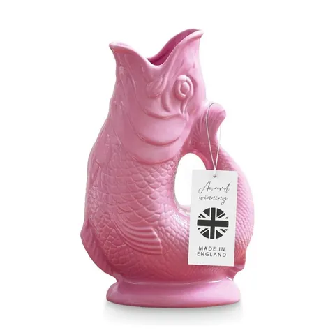 Wade Ceramic Clay Fish Jug 1.2L - Pink – image 1