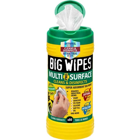 Big Wipes Antibacterial Multi Surface Hand Cleaning Wipes – image 1