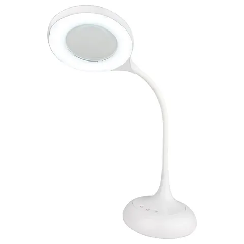 Xtralite LED Desk Lamp With Magnifier White – image 1