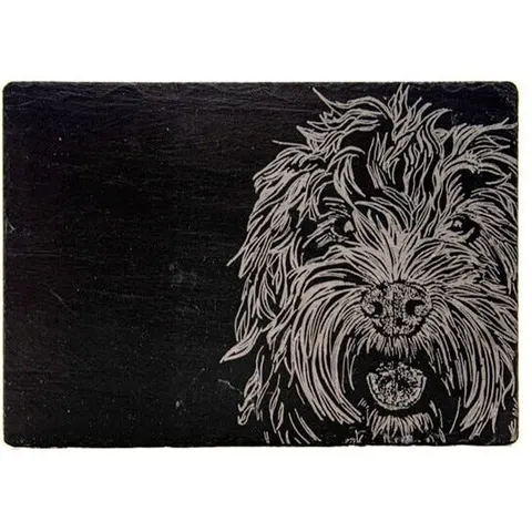 The Just Slate Company Cockapoo Slate Cheese Board – image 1