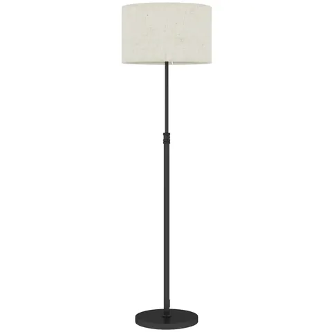 HOMCOM Modern Dimmable Standing Lamp with Adjustable Colour Temperatures Black – image 1