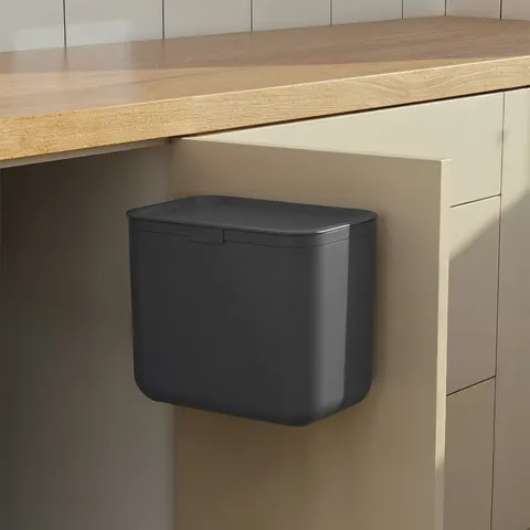 ReBorn Recycled SquishBin Plastic Flexible Waste Caddy – Grey – image 1