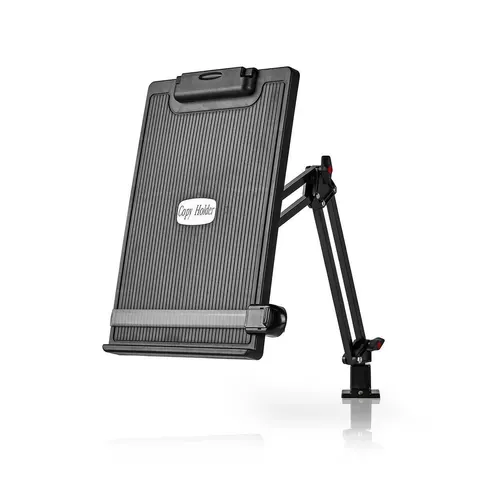 Nedis Full Motion Ergonomic Adjustable Desk Mount Copy Holder with Line Guide, Document Holder with Adjustable Arm and Clip - Black – image 1