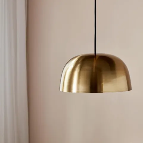 Nordlux Cera-hanglamp-E27-messing – afbeelding 1