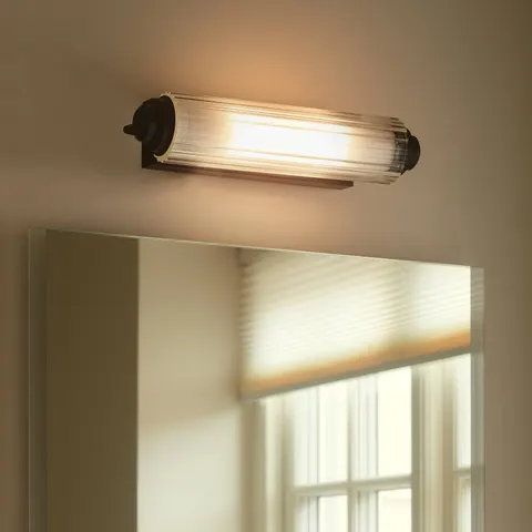 Nordlux Wall Light Nimal Double, dimmable, Black, Bathroom, Plastic, Wall Light – image 1