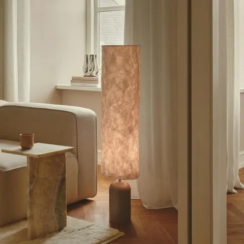 Nordlux Talli Paper Statement Floor Lamp - Brown – image 1