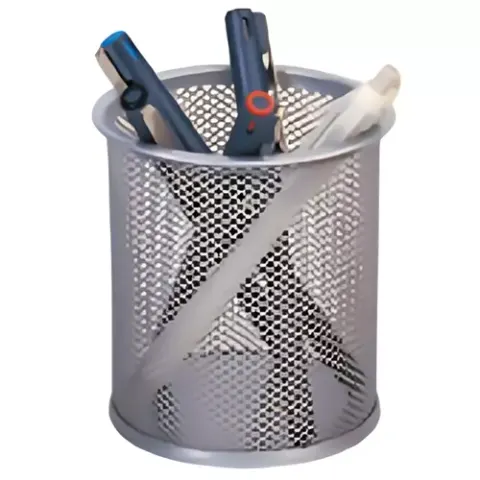 Q-CONNECT KF00846 pen/pencil holder Silver – image 1