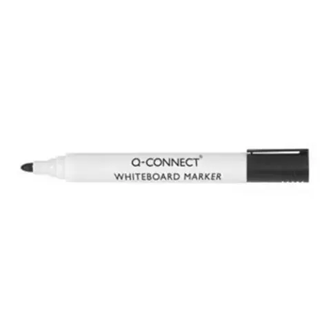 Q-CONNECT KF26035 marker 10 pc(s) Bullet tip Black – image 1