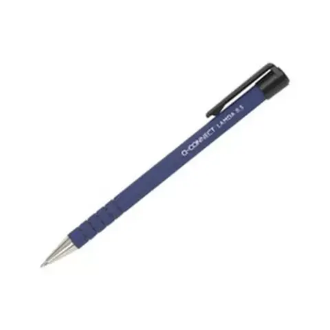 Q-CONNECT balpen Lambda, 0,5 mm, medium punt, blauw, Doos van 12 stuks – afbeelding 1