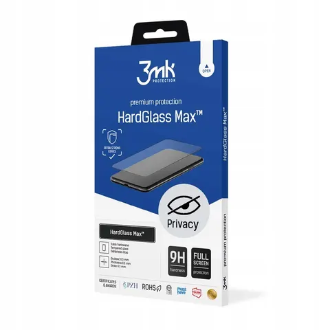 Apple iPhone 12 Pro Max - 3mk HardGlass Max Privacy – afbeelding 1