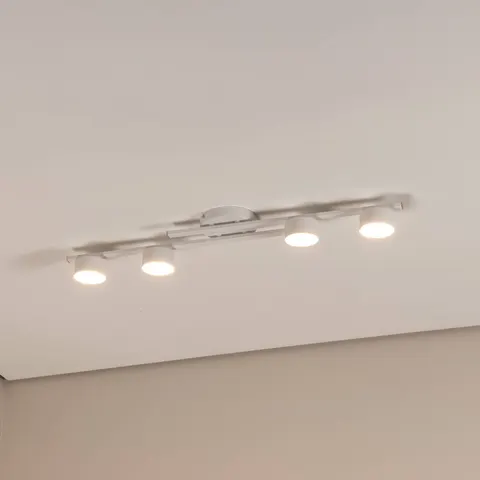 EMIBIG LIGHTING Fragment ceiling lamp, white, length 86 cm, metal, 4-bulb. – image 1