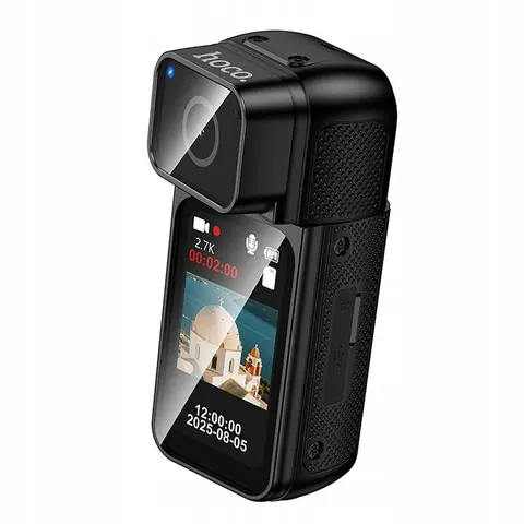 Action Camera HOCO DV105, 2.7K, Display 1.47 pollici, Nera – Nero – immagine 1
