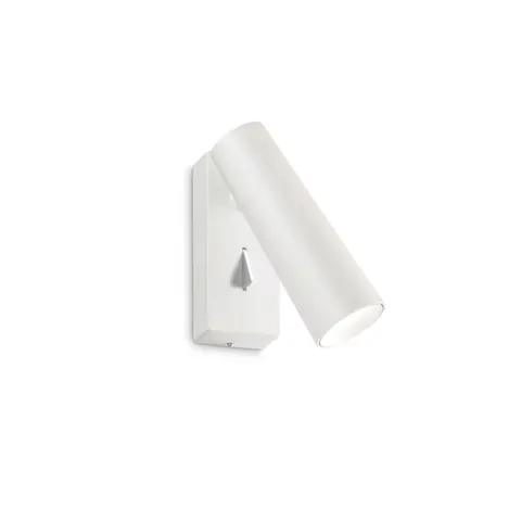 Ideal Lux Pipe LED wall lamp, adjustable, white – image 1
