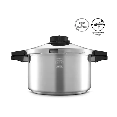 Karaca Quick and Safe Schnellkochtopf, 7 Liter – Bild 1