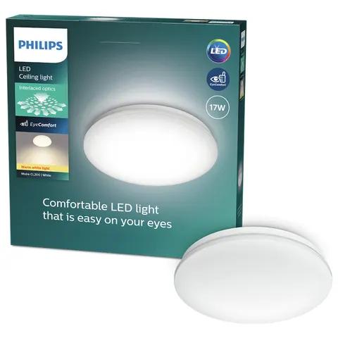 Philips LED Moire Ceiling Light - White – image 1