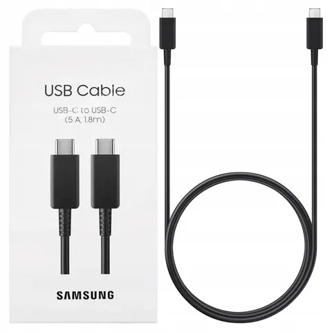 Samsung USB Type-C auf USB Type-C Kabel EP-DX510 Black – Bild 1