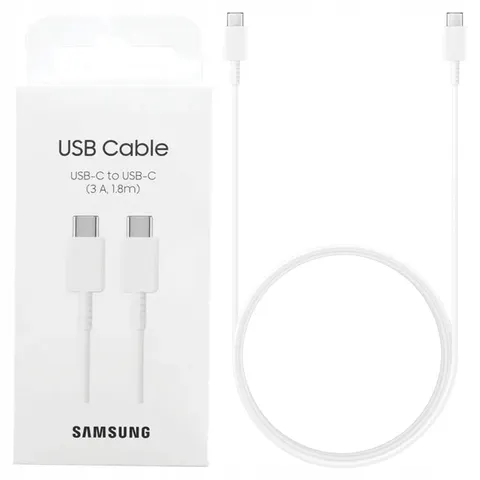 Samsung USB Type-C auf USB Type-C Kabel EP-DX310 (Weiß) – Bild 1