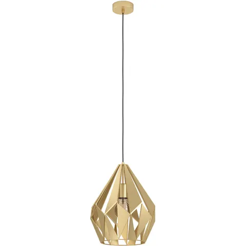 EGLO Carlton Hanglamp - E27 - Ø 31 cm - Goud – 105323253 – afbeelding 1