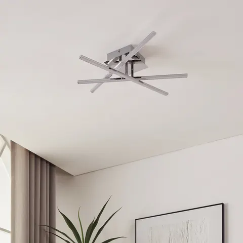 Eglo Lasana LED Ceiling Light - Chrome. – image 1