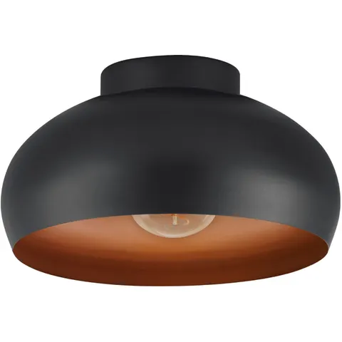 EGLO Mogano 2 Ø280 Black/Copper Ceiling Light – image 1