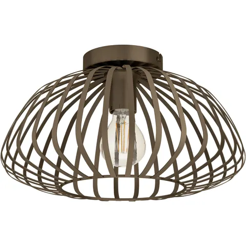 EGLO Espinal Plafondlamp - E27 - Ø 38.5 cm - Brons - Staal – afbeelding 1