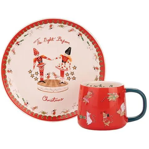Cath Kidston Nutcracker Christmas Eve Mini Mug & Plate – image 1