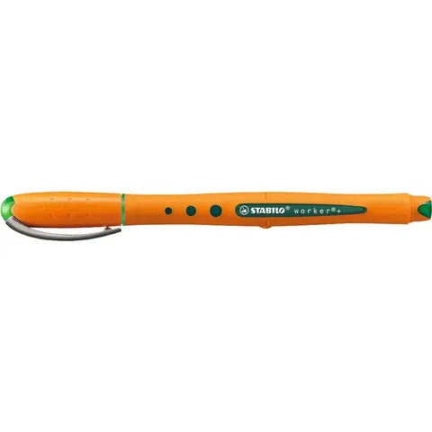 STABILO Tintenroller worker medium, grün – Bild 1