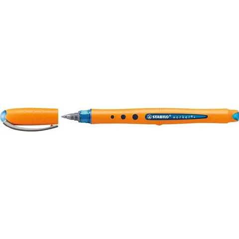 STABILO Tintenroller worker fine, blau – Bild 1